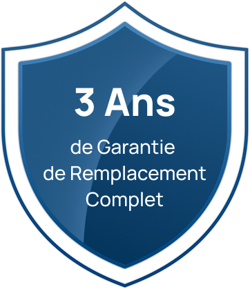 Garantía de reemplazo total de 3 años