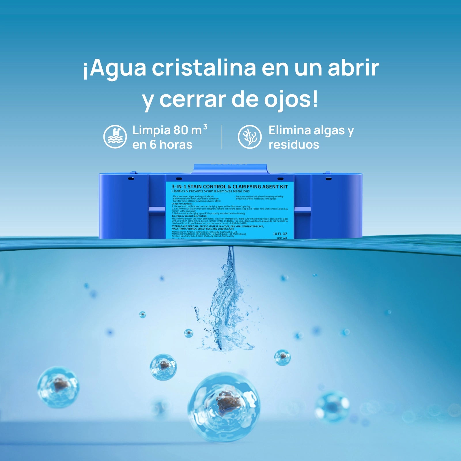 Beatbot AquaRefine Kit- 3-in-1 Clarifier, 2 unidades