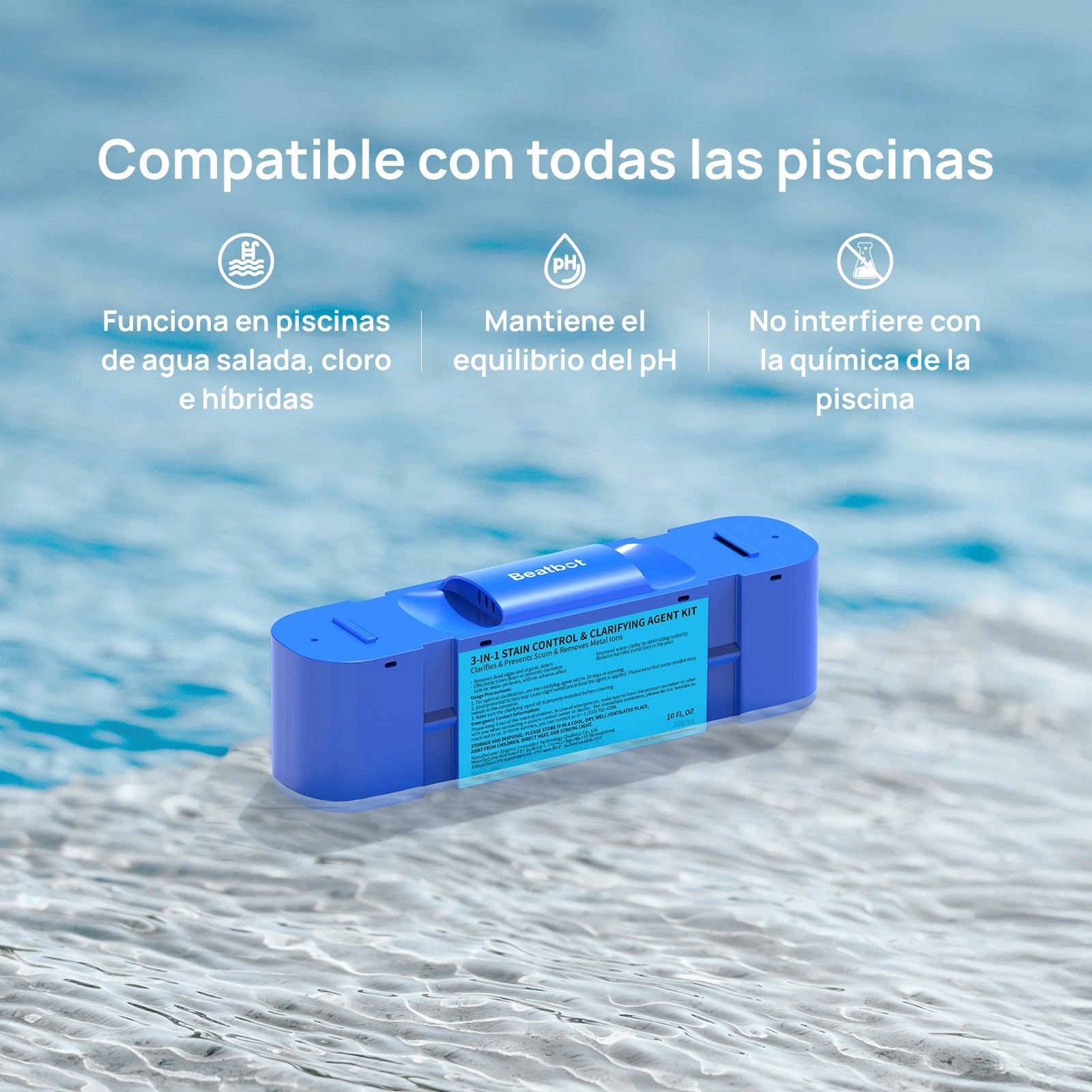 Beatbot AquaRefine Kit- 3-in-1 Clarifier, 2 unidades