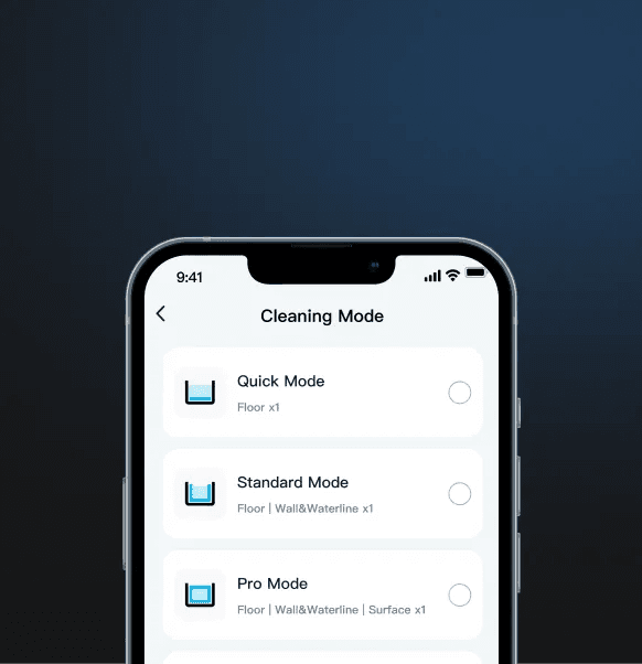 Funcionamiento a distancia por app