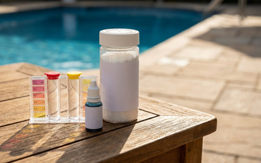 Cómo hacer el tratamiento de choque a una piscina verde