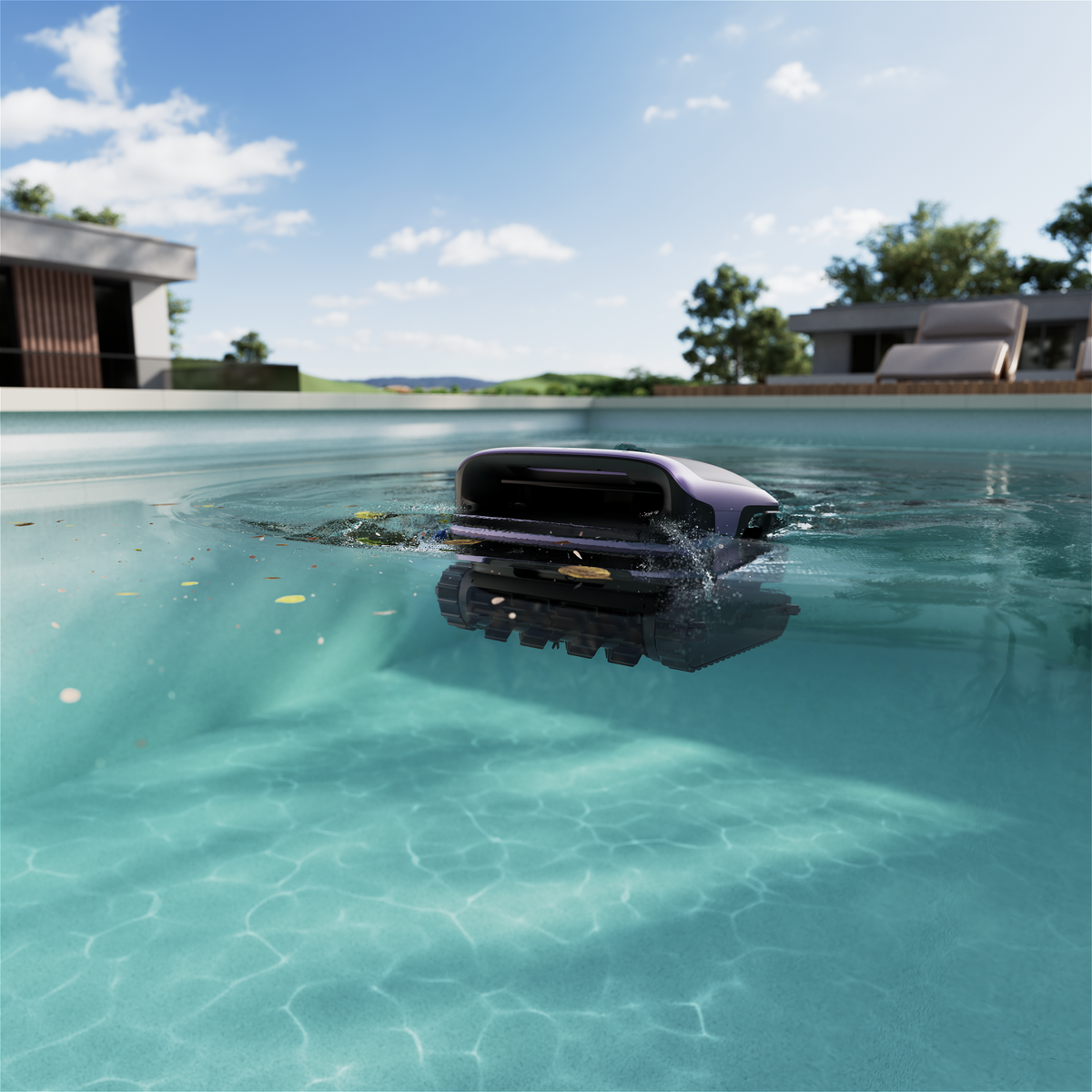 Limpieza de la superficie del agua