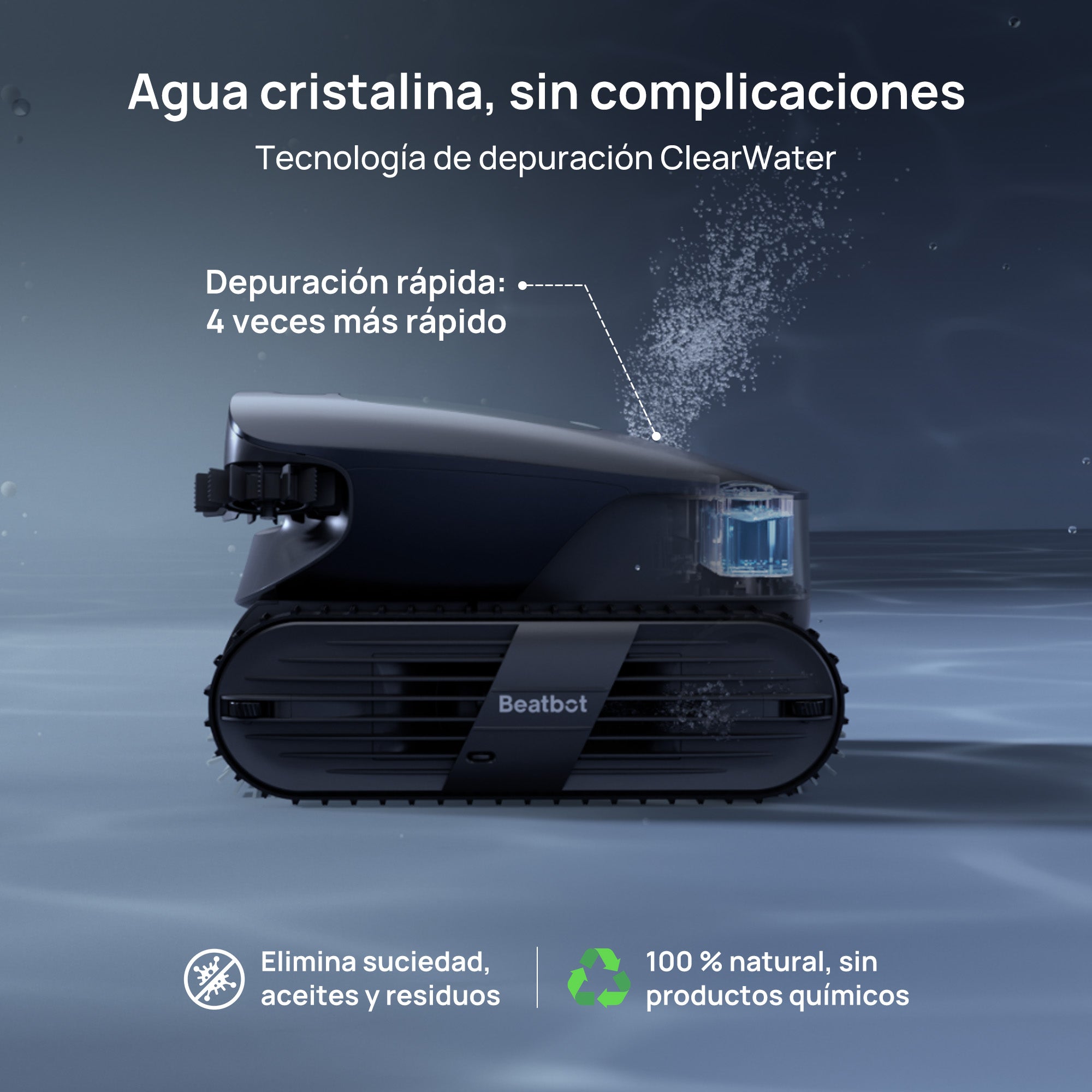 Beatbot AquaSense®️ 2 Ultra: Robot de piscina 5 en 1 con IA