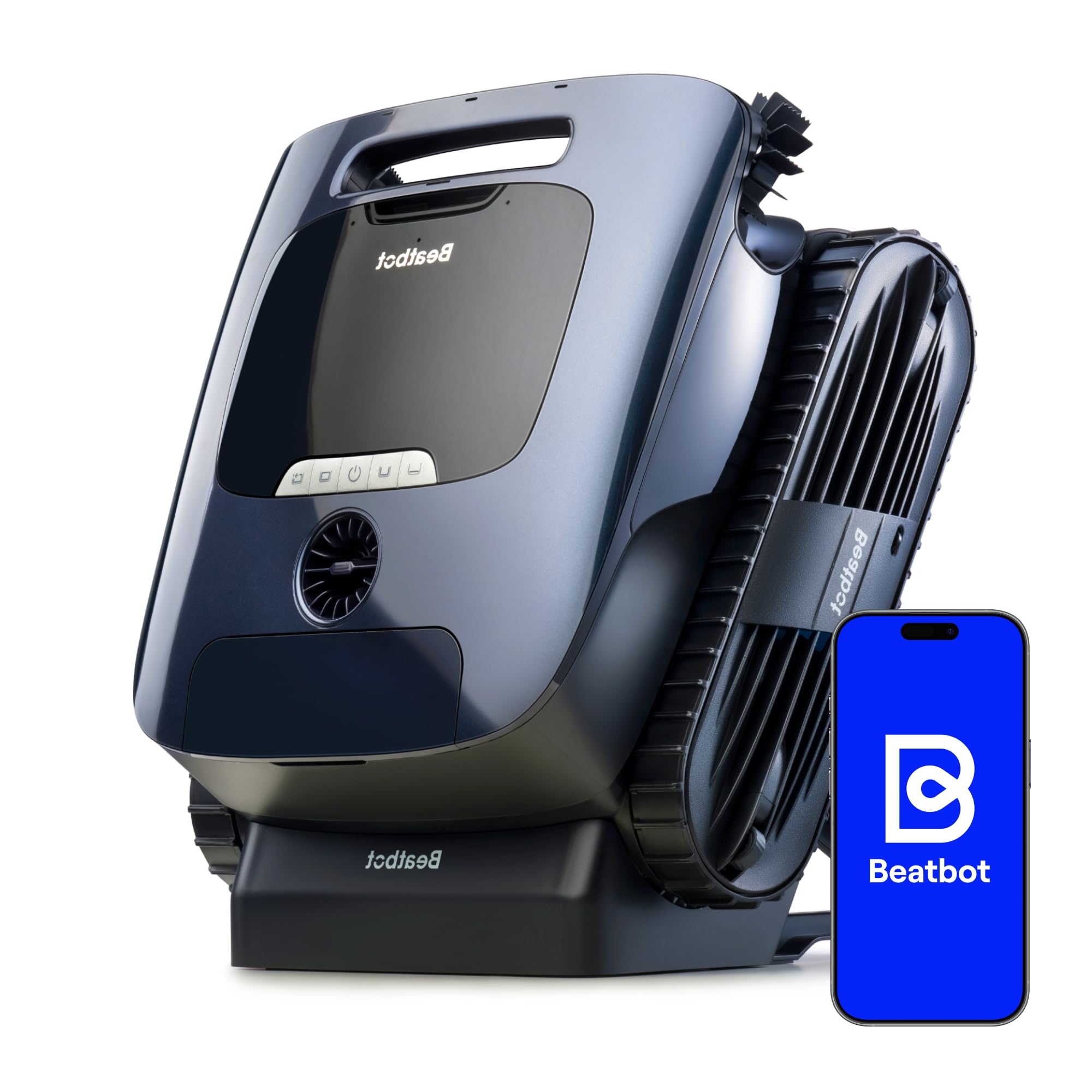 Beatbot AquaSense 2 Ultra Robot Limpiafondos, Mapeo y Detección de Residuos con IA, Limpiafondos Piscina 5 en 1 para Limpieza Completa,Navy BLU